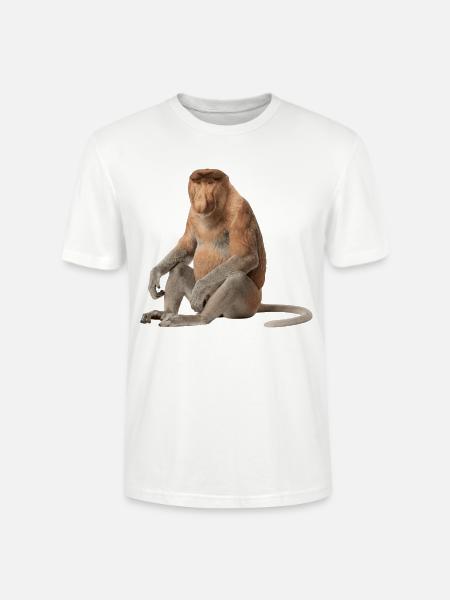 Nasenaffe - Stanley/Stella Unisex Bio-T-Shirt CRAFTER - Weiß