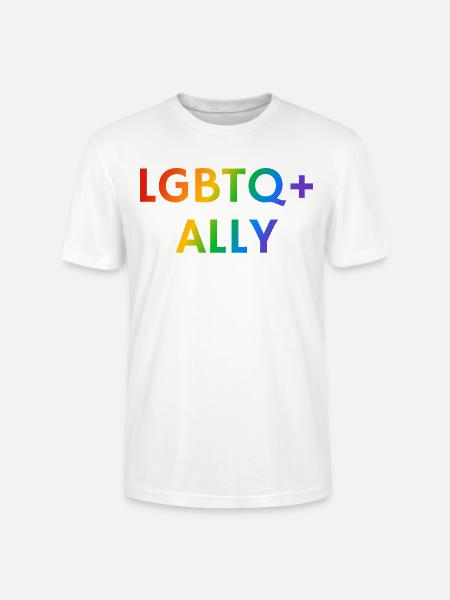 LGBTQ Ally Pride - Stanley/Stella Unisex Bio-T-Shirt CRAFTER - Weiß