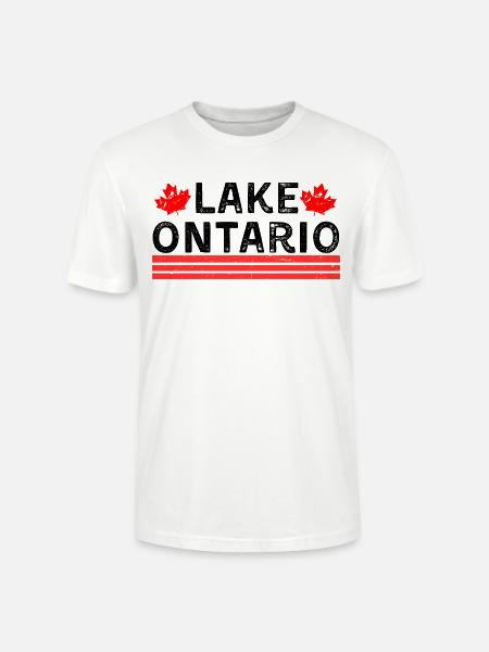 Ontariosee, Kanada - Stanley/Stella Unisex Bio-T-Shirt CRAFTER - Weiß