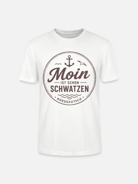 Norddeutscher Küstenhumor - Stanley/Stella Unisex Bio-T-Shirt CRAFTER - Weiß