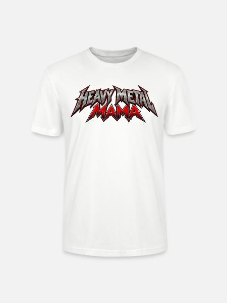 Metal Mama – Rockerin mit Power - Stanley/Stella Unisex Bio-T-Shirt CRAFTER - Weiß