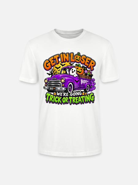 Halloween-Fahrt - Stanley/Stella Unisex Bio-T-Shirt CRAFTER - Weiß
