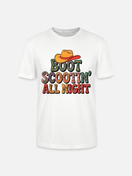 Western Line Dance - Stanley/Stella Unisex Bio-T-Shirt CRAFTER - Weiß