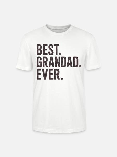 Bester Opa aller Zeiten - Stanley/Stella Unisex Bio-T-Shirt CRAFTER - Weiß