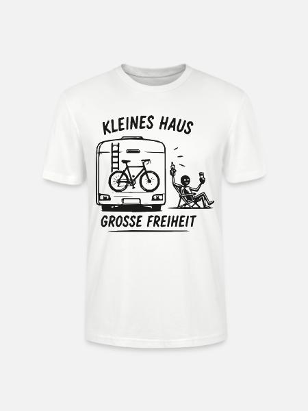 Kleines Haus, Große Freiheit - Stanley/Stella Unisex Bio-T-Shirt CRAFTER - Weiß