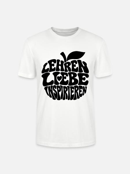 Lehren_Liebe_inspirieren - Stanley/Stella Unisex Bio-T-Shirt CRAFTER - Weiß