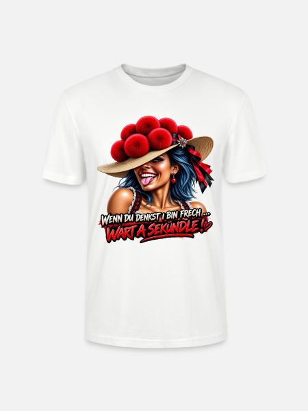 Wart a Sekündle! - Stanley/Stella Unisex Bio-T-Shirt CRAFTER - Weiß