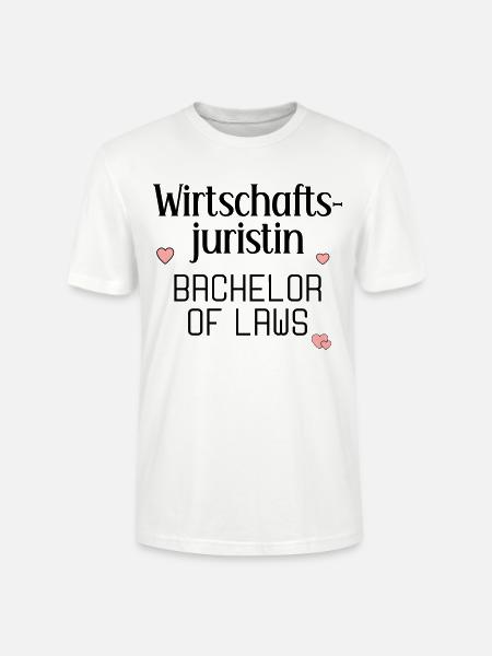 Studium Abschluss Wirtschaftsjuristin - Stanley/Stella Unisex Bio-T-Shirt CRAFTER - Weiß
