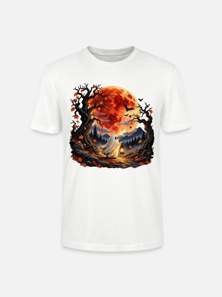 Kleiner Geist, große Nacht - Stanley/Stella Unisex Bio-T-Shirt CRAFTER - Weiß