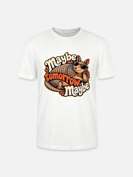 Gürteltier - Stanley/Stella Unisex Bio-T-Shirt CRAFTER - Weiß