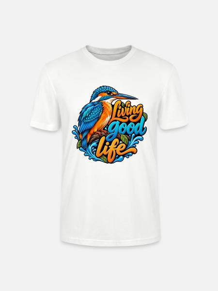 Eisvögel - Stanley/Stella Unisex Bio-T-Shirt CRAFTER - Weiß