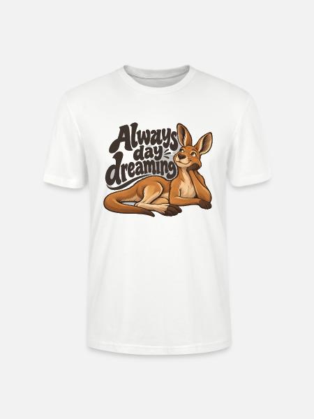 Känguru - Stanley/Stella Unisex Bio-T-Shirt CRAFTER - Weiß