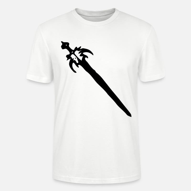 Épée - T-shirt bio CRAFTER Stanley Stella Unisexe - blanc