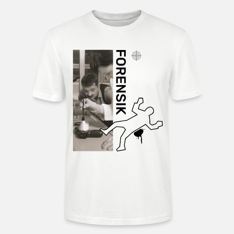 Spurensicherung - Kripo Polizei Kriminaltechnik - Stanley/Stella Unisex Bio-T-Shirt CRAFTER - Weiß