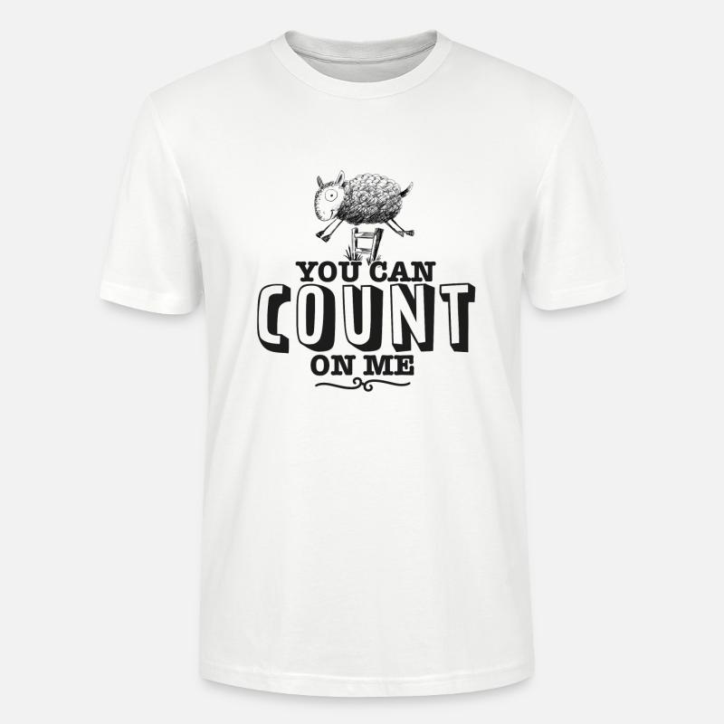 you can count on me - Stanley/Stella Unisex Bio-T-Shirt CRAFTER - Weiß
