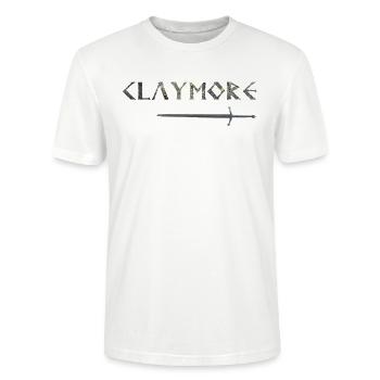 Claymore Schwert - Stanley/Stella Unisex Bio-T-Shirt CRAFTER - Weiß - Vorne - Alina (178cm) & Michal (187cm)