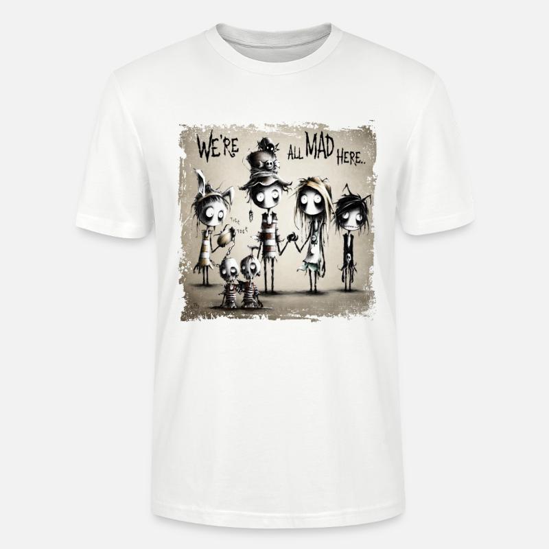we are all mad here 2 - Stanley/Stella Unisex Bio-T-Shirt CRAFTER - Weiß