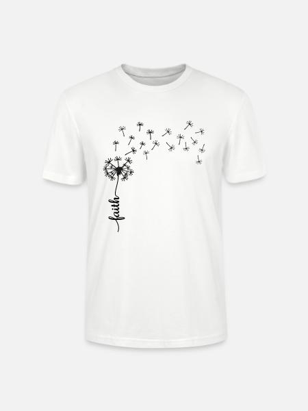 Conception de Faith Dandelion - T-shirt bio CRAFTER Stanley Stella Unisexe - blanc