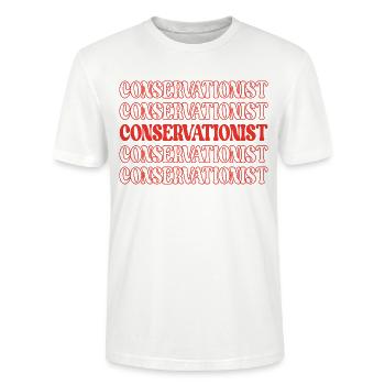 Naturschützer Naturschützer Umweltschützer - Stanley/Stella Unisex Bio-T-Shirt CRAFTER - Weiß - Vorne - Alina (178cm) & Michal (187cm)