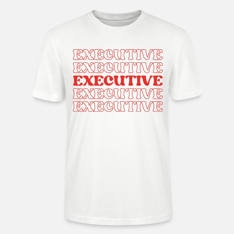 Executive Leader Chief Head Supervisor Manager - Stanley/Stella Unisex Bio-T-Shirt CRAFTER - Weiß