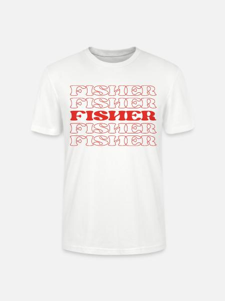 Angler Fischer Fischfänger - Stanley/Stella Unisex Bio-T-Shirt CRAFTER - Weiß