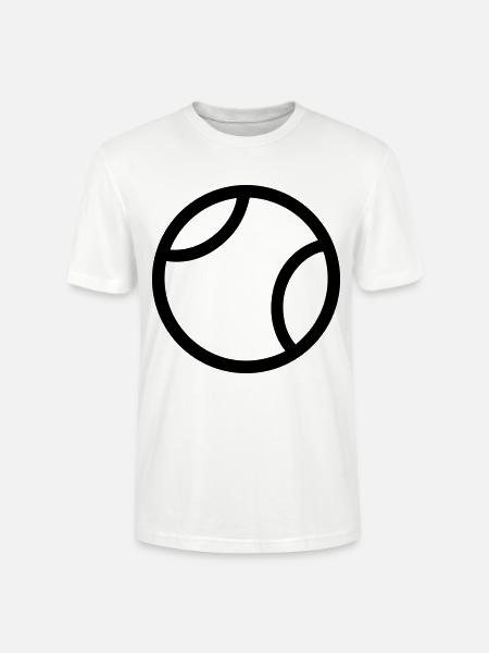 Tennisball - Stanley/Stella Unisex Bio-T-Shirt CRAFTER - Weiß