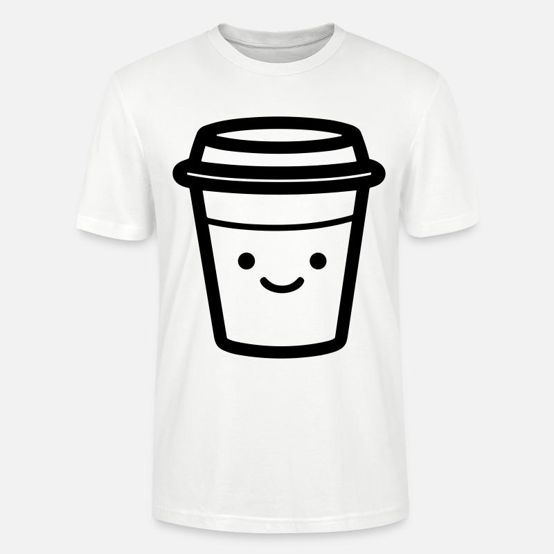 Mug de café - T-shirt bio CRAFTER Stanley Stella Unisexe - blanc