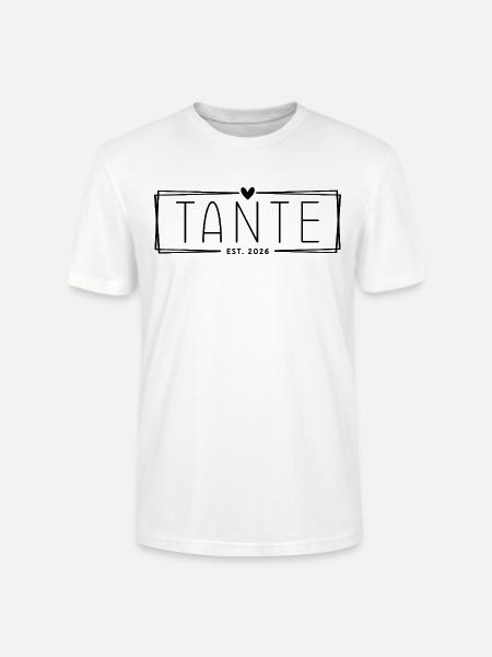 Tante Est. 2026 - Stanley/Stella Unisex Bio-T-Shirt CRAFTER - Weiß