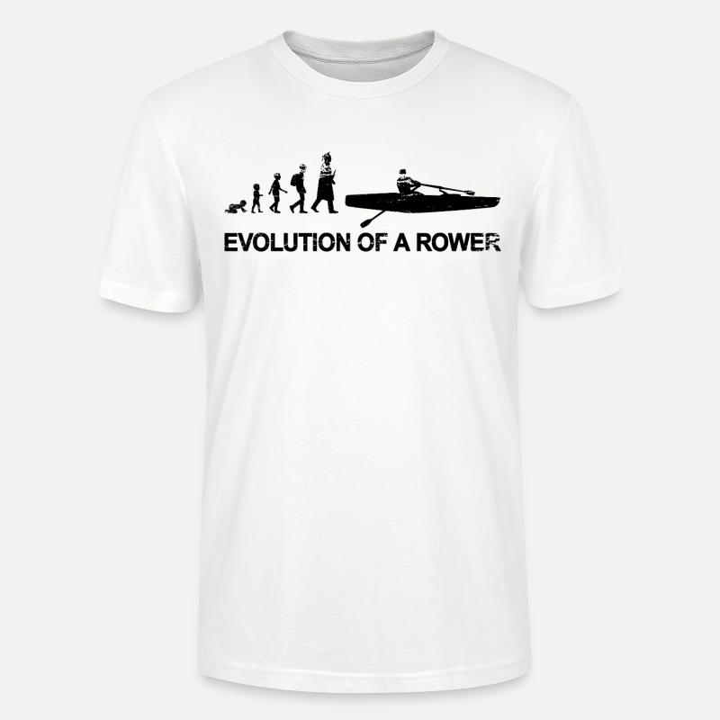 Rower Evolution - Stanley/Stella CRAFTER Unisex Organic T-Shirt - white
