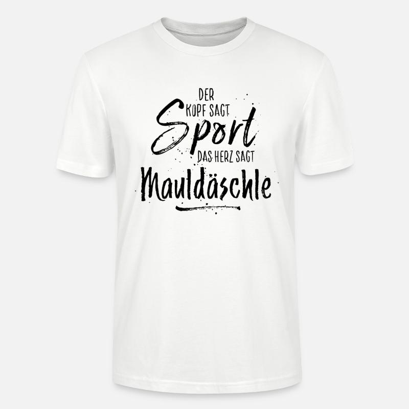 mauldäschle schwarz - Stanley/Stella Unisex Bio-T-Shirt CRAFTER - Weiß
