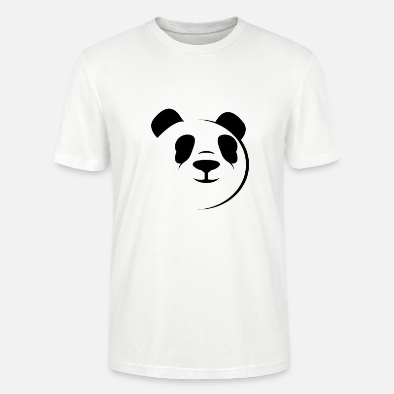 Panda - Stanley/Stella Unisex Bio-T-Shirt CRAFTER - Weiß