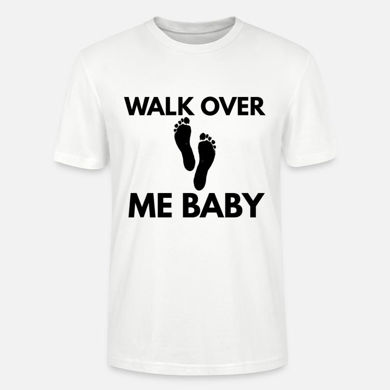 Marche sur moi bébé - T-shirt bio CRAFTER Stanley Stella Unisexe - blanc