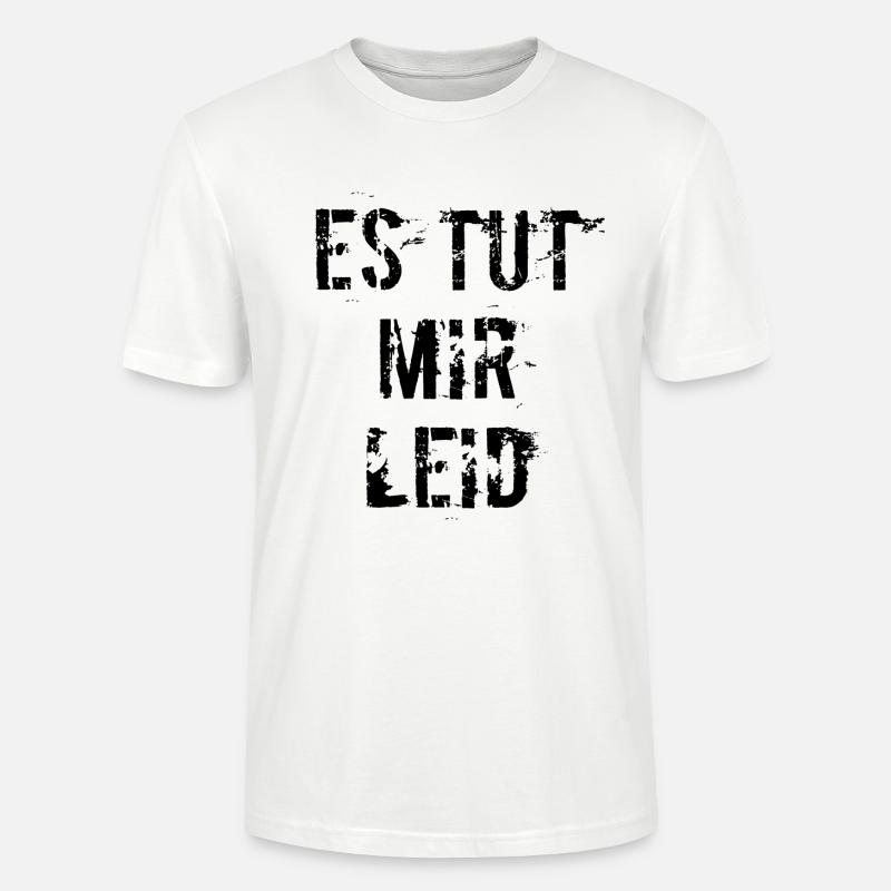 es tut mir leid - Stanley/Stella Unisex Bio-T-Shirt CRAFTER - Weiß