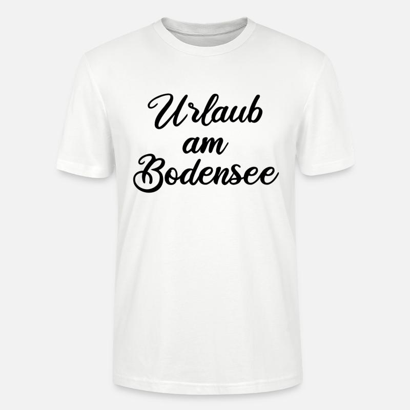 Urlaub am Bodensee - Stanley/Stella Unisex Bio-T-Shirt CRAFTER - Weiß