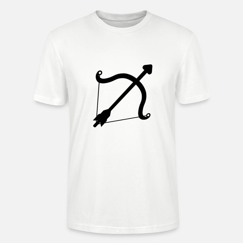 Pfeil und Bogen - Stanley/Stella Unisex Bio-T-Shirt CRAFTER - Weiß