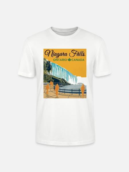 Niagarafälle Ontario - Stanley/Stella Unisex Bio-T-Shirt CRAFTER - Weiß