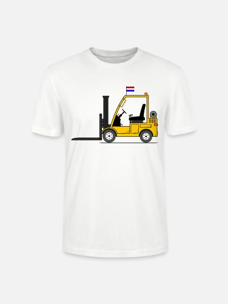 Stapler Holland Flagge - Stanley/Stella Unisex Bio-T-Shirt CRAFTER - Weiß