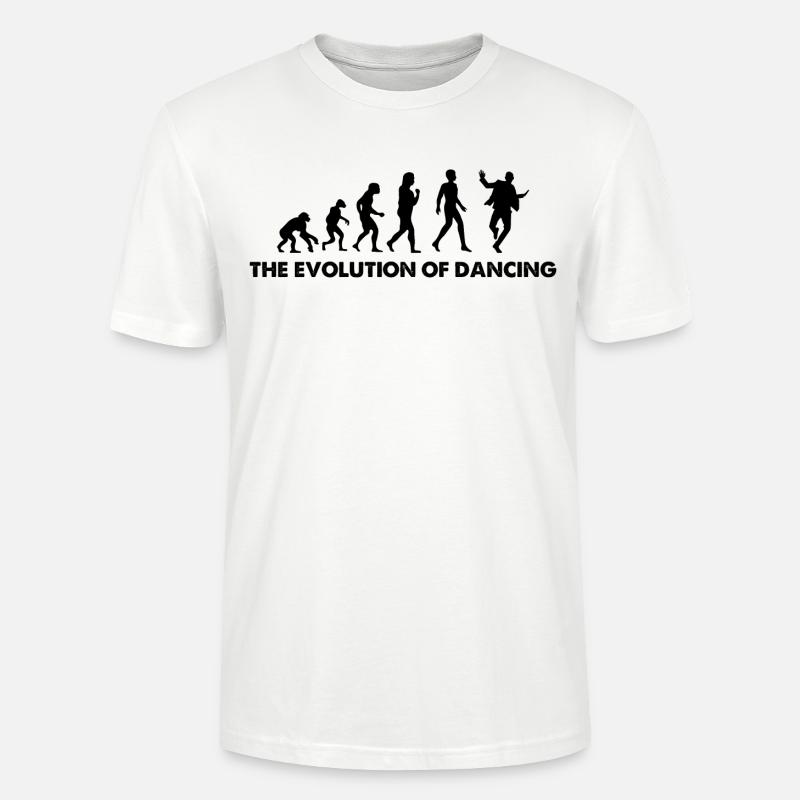 L’évolution de la danse - T-shirt bio CRAFTER Stanley Stella Unisexe - blanc