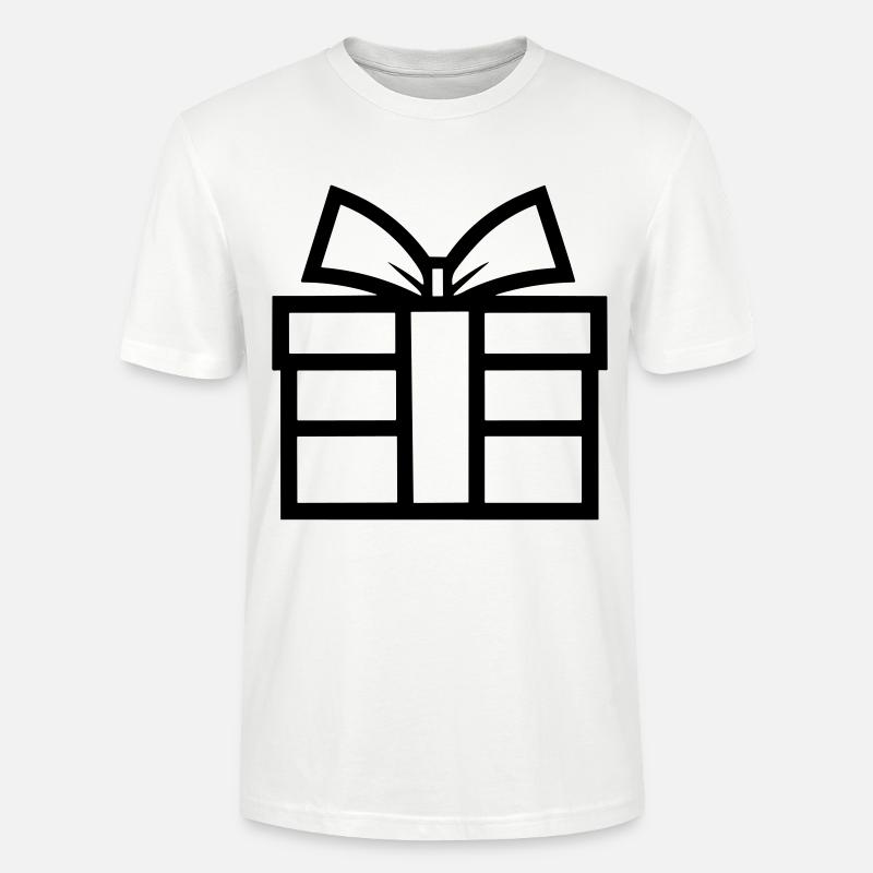 Geschenk-Icon-Box - Stanley/Stella Unisex Bio-T-Shirt CRAFTER - Weiß