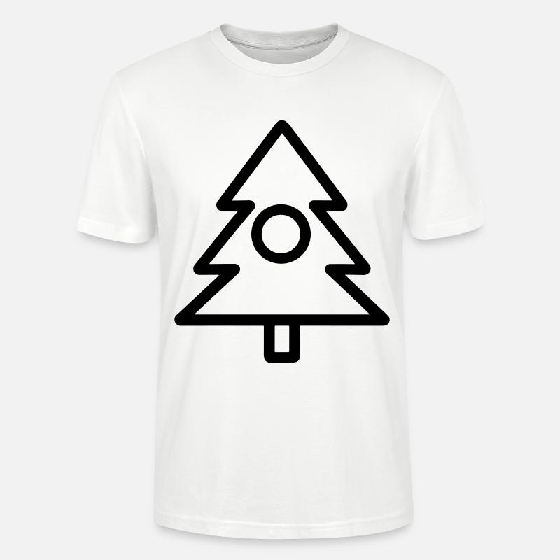 Weihnachtsbaum - Stanley/Stella Unisex Bio-T-Shirt CRAFTER - Weiß