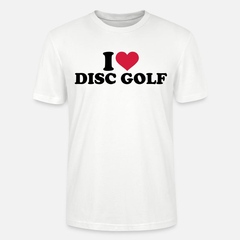 Disc golf - Stanley/Stella Unisex Bio-T-Shirt CRAFTER - Weiß