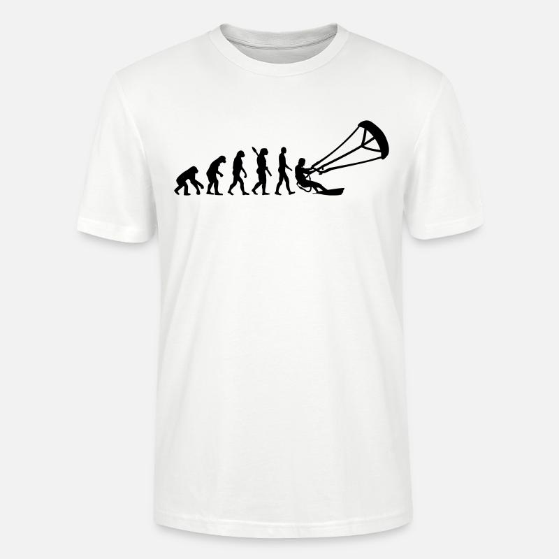 Evolution Kitesurfing - T-shirt bio CRAFTER Stanley Stella Unisexe - blanc