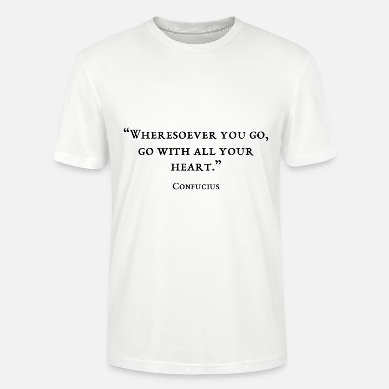 Zitat des Philosophen - Stanley/Stella Unisex Bio-T-Shirt CRAFTER - Weiß