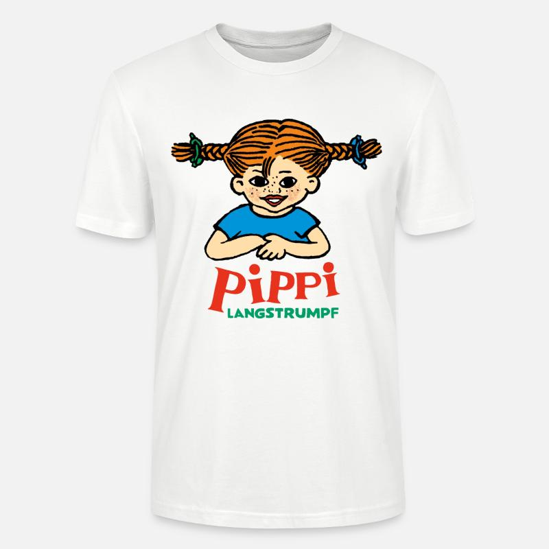 Fifi Brindacier Logo - T-shirt bio CRAFTER Stanley Stella Unisexe - blanc