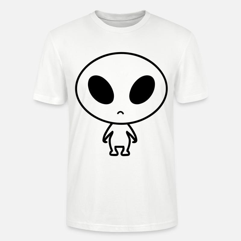 Außerirdischer - Stanley/Stella Unisex Bio-T-Shirt CRAFTER - Weiß