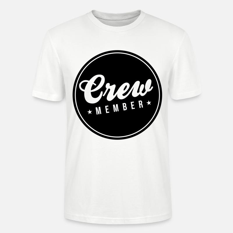 Crew Mitglied - Stanley/Stella Unisex Bio-T-Shirt CRAFTER - Weiß