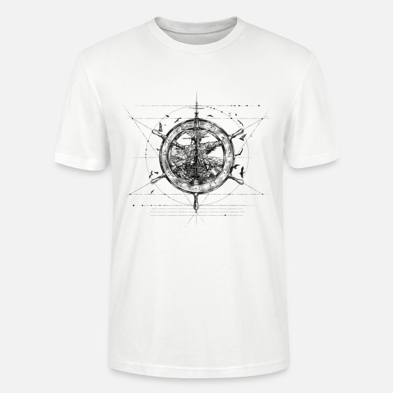 Adjust the Sails! - Stanley/Stella Unisex Bio-T-Shirt CRAFTER - Weiß