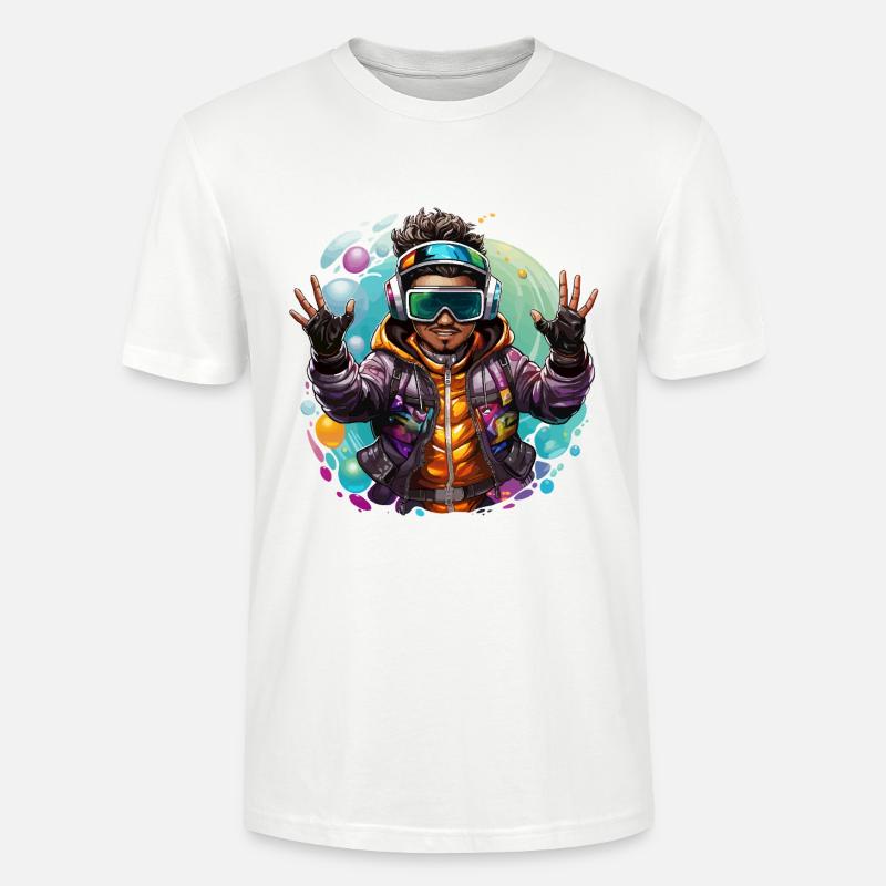 Erweitertes Sehen - Stanley/Stella Unisex Bio-T-Shirt CRAFTER - Weiß