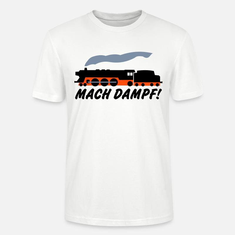 Mach Dampf - Stanley/Stella Unisex Bio-T-Shirt CRAFTER - Weiß