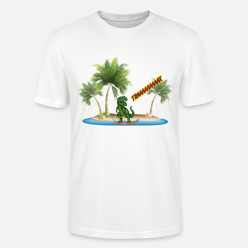 Islands Tropical TRAAAAAAAX - Stanley/Stella Unisex Bio-T-Shirt CRAFTER - Weiß